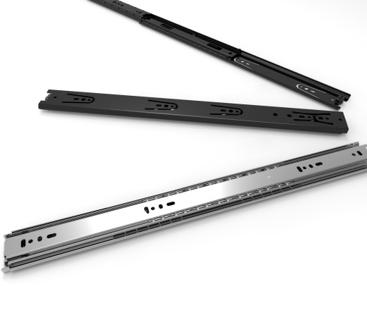 抽屉导轨结构3D图纸 Solidworks设计 附STEP缩略图